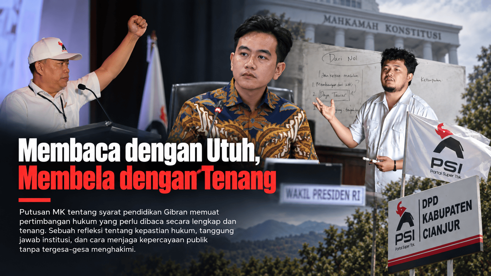 Membaca dengan Utuh, Membela dengan Tenang